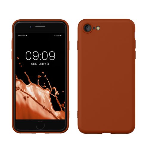 Θήκη Kwmobile για Apple iPhone SE (2022)/iPhone SE (2020)/iPhone 8, Καφέ, Σιλικόνη, 49979.249