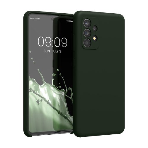 Θήκη Kwmobile για Samsung Galaxy A52/A52 5G/A52s 5G, Πράσινη, Σιλικόνη, 54347.118