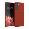 Θήκη Kwmobile για Samsung Galaxy S21, καφέ, σιλικόνη, 54056.248
