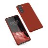 Θήκη Kwmobile για Samsung Galaxy S21, καφέ, σιλικόνη, 54056.248
