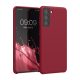 Θήκη Kwmobile για Samsung Galaxy S21, Μαύρη, Σιλικόνη, 54056.209