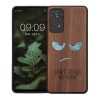 Θήκη Kwmobile για Xiaomi Redmi Note 11 Pro 5G/Redmi Note 12 Pro, Καφέ/Μαύρο, Ξύλο/Σιλικόνη, 57381.15