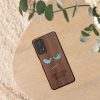 Θήκη Kwmobile για Xiaomi Redmi Note 11 Pro 5G/Redmi Note 12 Pro, Καφέ/Μαύρο, Ξύλο/Σιλικόνη, 57381.15