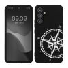 Θήκη Kwmobile για Samsung Galaxy A54 5G, Μαύρη/Λευκή, Σιλικόνη, 61246.03