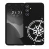 Θήκη Kwmobile για Samsung Galaxy A54 5G, Μαύρη/Λευκή, Σιλικόνη, 61246.03