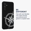 Θήκη Kwmobile για Samsung Galaxy A54 5G, Μαύρη/Λευκή, Σιλικόνη, 61246.03