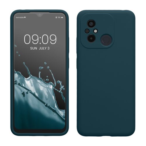 Θήκη Kwmobile για Xiaomi Redmi 12C, Μπλε, Σιλικόνη, 61263.57