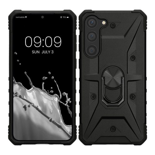 Θήκη Kwmobile για Samsung Galaxy S23 Plus, Μαύρη, Πολυανθρακικό, 61250.01