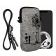 Kwmobile Universal Case για τηλέφωνο XXL, 7 ιντσών, Γκρι/Μαύρο, Textile, 58702.5.02