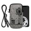 Kwmobile Universal Case για τηλέφωνο XXL, 7 ιντσών, Γκρι/Μαύρο, Textile, 58702.5.02