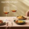 Set 4 Pahare Vin Navaris, 400 ml, cu picior, design modern, transparent, 56212.03