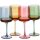 Set 4 Pahare Vin Navaris, 400 ml, cu picior, multicolor, design modern, 56212.07