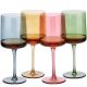 Set 4 Pahare Vin Navaris, 400 ml, cu picior, multicolor, design modern, 56212.07