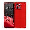 Θήκη Kwmobile για Honor X8 5G/X6/70 Lite, κόκκινο, σιλικόνη, 59880.36