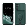 Θήκη Kwmobile για Samsung Galaxy A54 5G, Σκούρο πράσινο, Σιλικόνη, 61339.169
