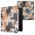 Θήκη kwmobile για Amazon Kindle Oasis 10, Οικολογικό δέρμα, Πολύχρωμο, 49417.40