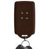Θήκη κλειδιού αυτοκινήτου Kwmobile για Renault/Dacia 4 κουμπιά, Keyless Go, Μαύρο, Σιλικόνη, 48035.247