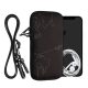 Kwmobile Universal Case για τηλέφωνο XXL, 7 ιντσών, Μαύρο/Λευκό, Neoprene, 58701.5.06