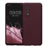 Θήκη kwmobile για Vivo Y72 5G/Y52 5G, σιλικόνη, σκούρο καφέ, 59095.187
