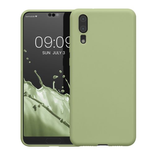 Θήκη kwmobile για Huawei P20, Silicone, Green, 44212.172