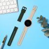Σετ 2 ιμάντες Kwmobile για Garmin Venu 2S, Γκρι/Πράσινο, Σιλικόνη, 55152.03