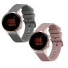 Σετ 2 ιμάντες Kwmobile για Garmin Venu 2S, Ροζ/Γκρι, Σιλικόνη, 55152.02