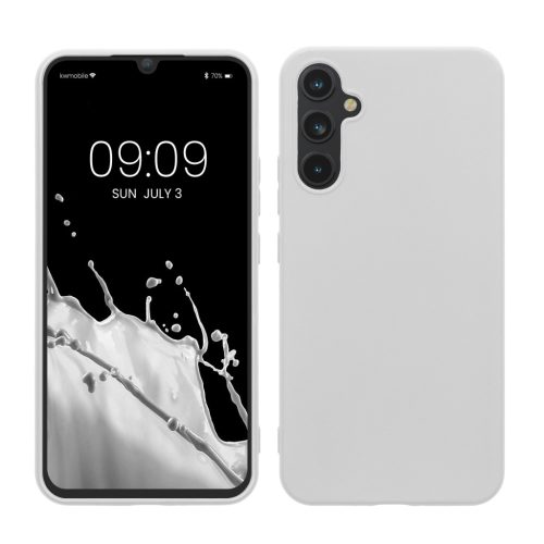 Θήκη Kwmobile για Samsung Galaxy A34 5G, Λευκή, Σιλικόνη, 60809.48