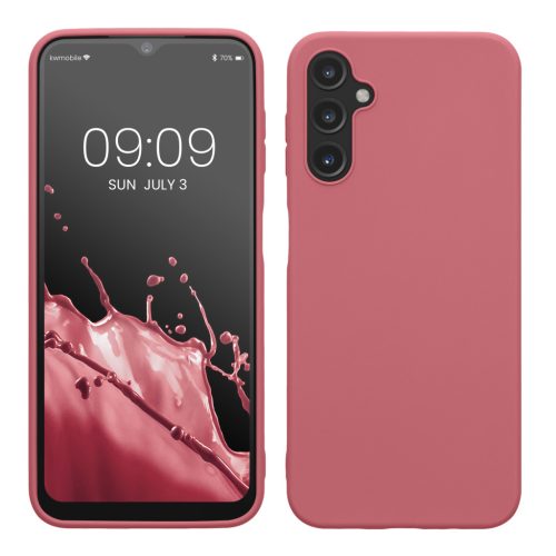 Θήκη Kwmobile για Samsung Galaxy A14 5G, Σκούρο Ροζ, Σιλικόνη, 61462.167