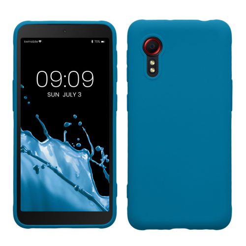 Θήκη Kwmobile για Samsung Galaxy Xcover 5, Μπλε, Σιλικόνη, 54536.228