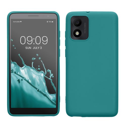 Θήκη Kwmobile για Alcatel 1B (2022), Μπλε, Σιλικόνη, 61461.57