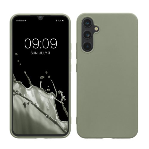 Θήκη Kwmobile για Samsung Galaxy A34 5G, ανοιχτό πράσινο, σιλικόνη, 60809.172