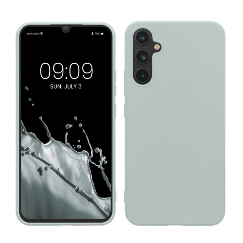 Θήκη Kwmobile για Samsung Galaxy A34 5G, ανοιχτό πράσινο, σιλικόνη, 60809.2