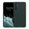 Θήκη Kwmobile για Samsung Galaxy A34 5G, Σκούρο πράσινο, Σιλικόνη, 60809.169
