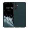 Θήκη Kwmobile για Samsung Galaxy A34 5G, Σκούρο πράσινο, Σιλικόνη, 60809.202