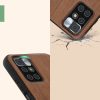 Θήκη Kwmobile για Xiaomi Redmi 10, Καφέ/Μαύρο, Ξύλο/Σιλικόνη, 56794.03