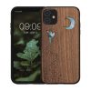 Θήκη Kwmobile για Apple iPhone 11, Πολύχρωμη, Ξύλο/Σιλικόνη, 49799.18