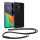 Θήκη Kwmobile με κορδόνι για OnePlus Nord N30/Nord CE 3 Lite, Διαφανής/Μαύρη, Σιλικόνη, 61495.01