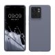 Θήκη Kwmobile για Motorola Edge 40, Γκρι, Σιλικόνη, 61511.13