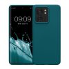 Θήκη Kwmobile για Motorola Edge 40, Πράσινη, Σιλικόνη, 61511.78