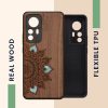 Θήκη Kwmobile για Xiaomi 12T/12T Pro, Πολύχρωμη, Ξύλο/Σιλικόνη, 60150.09