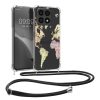 Θήκη Kwmobile με κορδόνι για Honor X8a, πολύχρωμη, σιλικόνη, 60943.03
