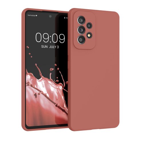 Θήκη Kwmobile για Samsung Galaxy A53 5G, Ροζ, Σιλικόνη, 57835.193