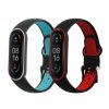 Σετ 2 ιμάντες Kwmobile για Xiaomi Mi Smart Band 6/Mi Band 6/Band 5, Blue/Red, Silicone, 59792.06