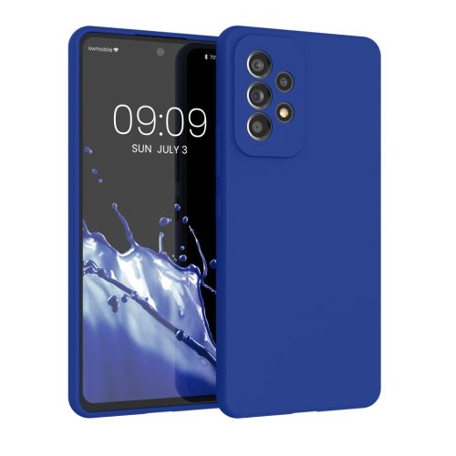 Θήκη Kwmobile για Samsung Galaxy A53 5G, Μπλε, Σιλικόνη, 57835.134