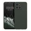Θήκη Kwmobile για Honor X8 5G/X6/70 Lite 5G, Σκούρο πράσινο, Σιλικόνη, 59879.169
