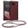 Θήκη Kwmobile με κορδόνι για Google Pixel 7a, Μωβ, Σιλικόνη, 61600.187
