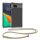 Θήκη Kwmobile με κορδόνι για Google Pixel 7a, Διαφανής/Κρεμ, Σιλικόνη, 61608.21