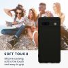 Θήκη Kwmobile για Google Pixel 7a, Μαύρη, Σιλικόνη, 61598.47