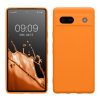 Θήκη Kwmobile για Google Pixel 7a, Πορτοκαλί, Σιλικόνη, 61598.15