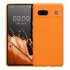 Θήκη Kwmobile για Google Pixel 7a, Πορτοκαλί, Σιλικόνη, 61598.15